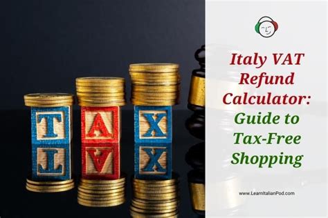 italy tax free refund rate.